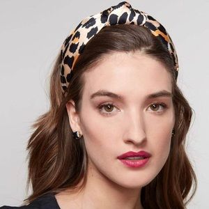 Leopard LeLe Sadoughi topknot headband. Worn Once!!!!!